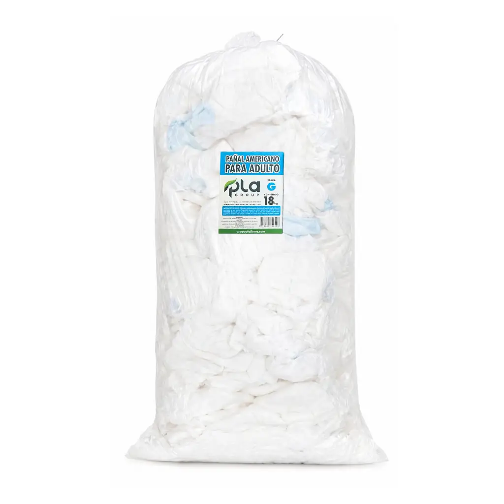 Pañal americano para adulto etapa G por kilo en bolsa de 18 kg